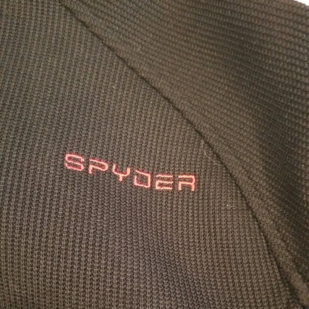 Spyder Black Jacket/Sweater with Red Details - Picture 9 of 10